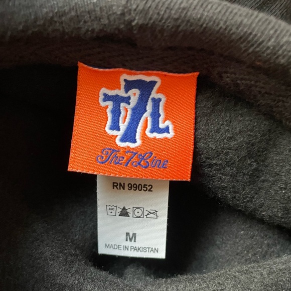 New York Mets Flushing Faithful Hoodie Queens Medium The 7 Line T7L Black - Picture 5 of 6
